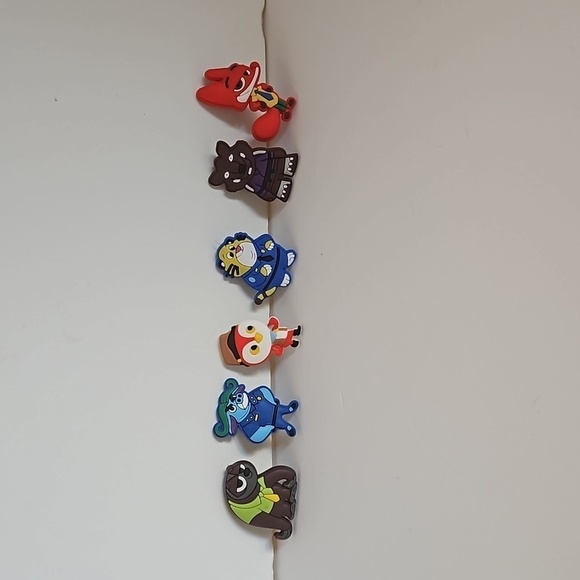 Crock Charm Bundle of 6 Zootopia characters Jibbitz Charm Kid's cartoon bundle - Picture 5 of 8